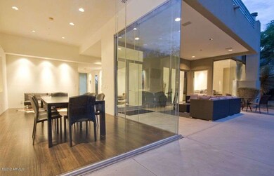 view of dining room from the outside