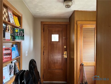 Entry way looking towards the front door from the