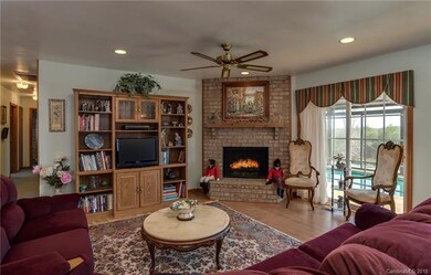 Living Room; Gas Log Fireplace