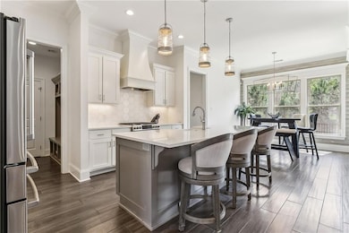 Beautiful White and gray Shaker cabinets with Quar
