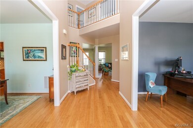 Two story foyer