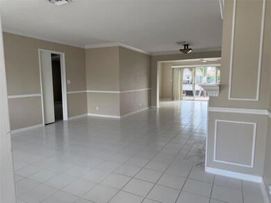 Spacious living area with all tile floors. Bonus r