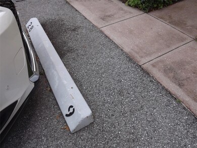 assigned parking space in front of unit