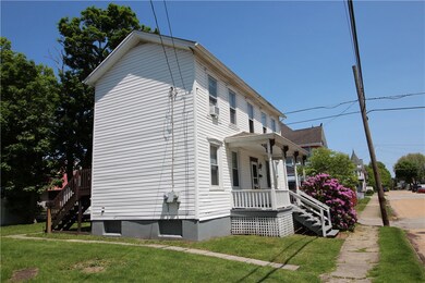 Left side of structure
