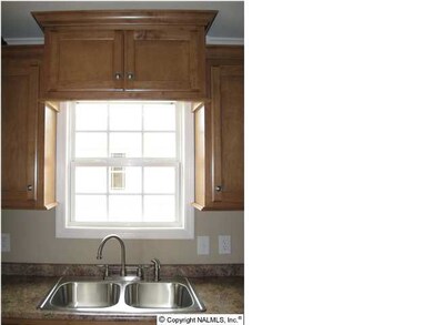 CUSTOM CABINETS AND WINDOW OVER THE SINK IN THE KITCHEN!