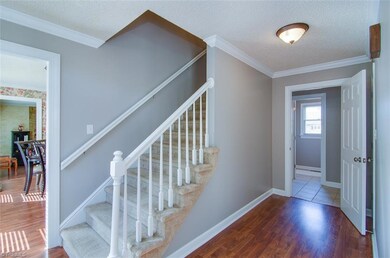 Natural light in entry.