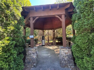 Gazebo, sitting area and book exchange