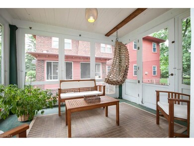 Screened in side porch