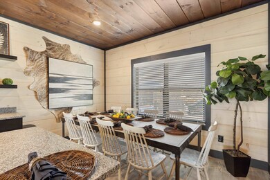 Interior of similar 5 bedroom cabin in community. 