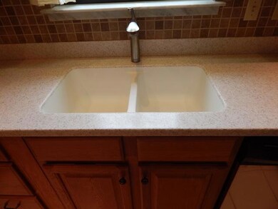 Solid surface sink & updated fixtures
