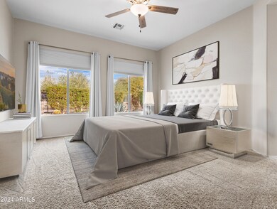 Primary Bedroom Virtually Staged