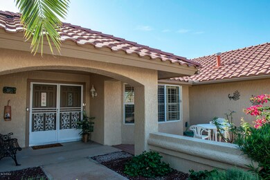 Arched Entry & Courtyard