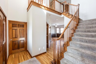 Step Inside to a Two Story Entry Foyer