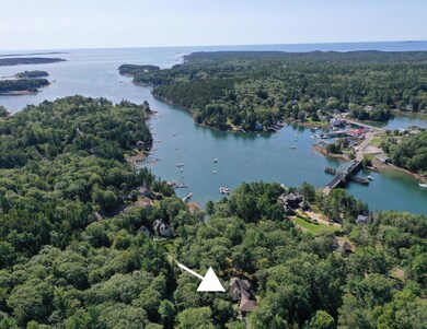 Aerial View of the Gut and out to Sea