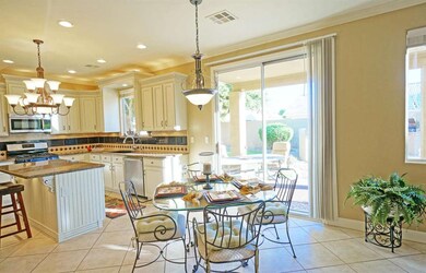 breakfast room open to fam & kit