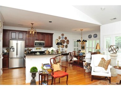 Open concept design that lends to entertaining.  R