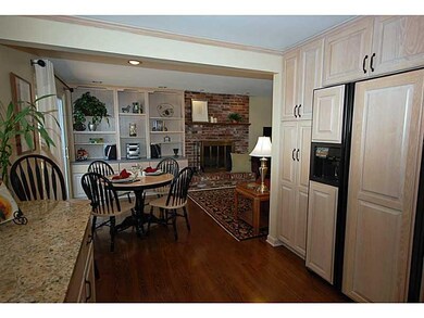 Kitchen. Loads of cabinets with custom shelving an
