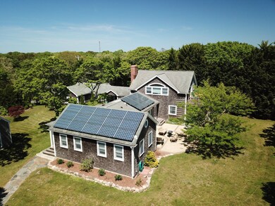 Solar panels on house
