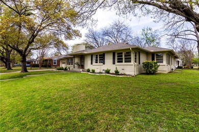 Sits on great corner lot with beautiful trees.