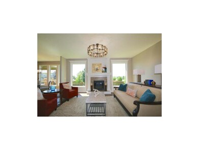 Great Room featuring beautifully trimmed fireplace