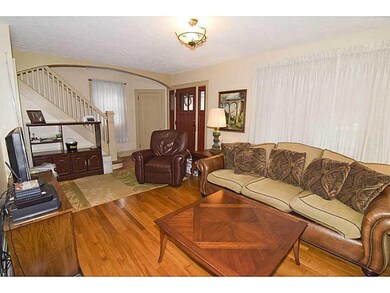 Living Room. Hardwood floors in the living and din