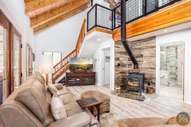 Cozy cabin interior