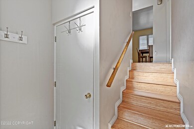 Bamboo stairs/door to MIL