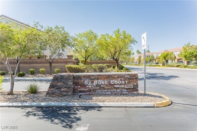 Community sign featuring a residential view
