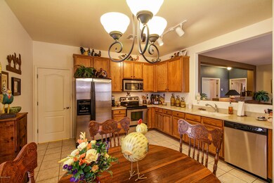 Kitchen open to living