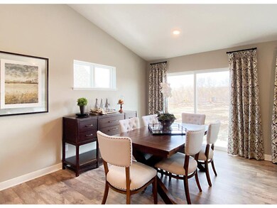 Dinette and living room space, both able to provid