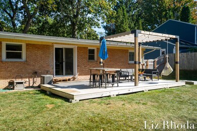 back yard deck