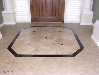 Custom In-Laid Entry Tile!