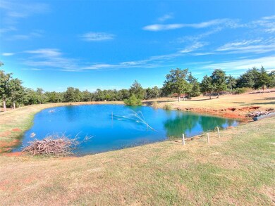 TROPHY fish are in this pond directly behind the h