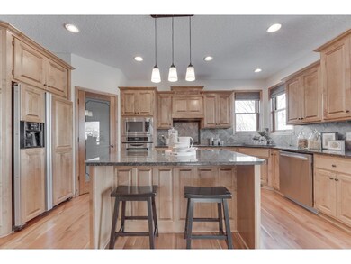 Fantastic kitchen features stainless steel applian