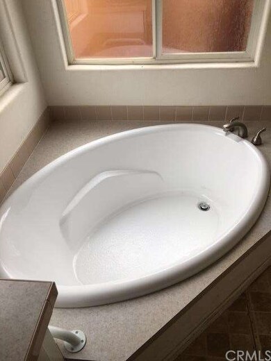 large sunken tub in master bath
