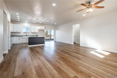 View of the open concept living and kitchen area u