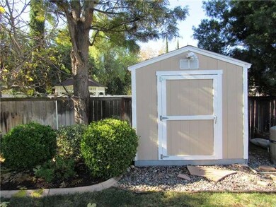 Nice shed in the back yard