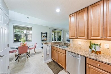 Wood cabinetry and plenty of counter space