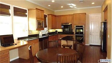 View of the large kitchen from the family room - n