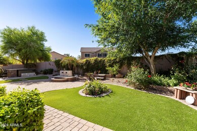 The yard was professionally designed