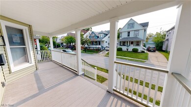 Large renovated front porch