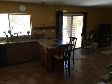 Slider out to patio
