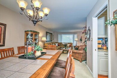 Dining Room adjacent to Kitchen, Opens into Living Room.