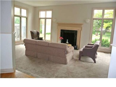 LIVING AREA WITH FIREPLACE
