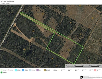 Map / location with property parcel outlined