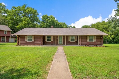 Front of Log Cabin