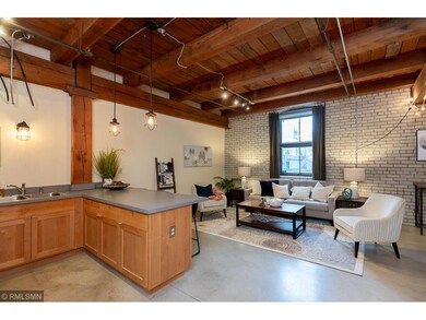 Converted to lofts in 2005; this old bank building