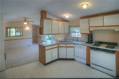 Kitchen open to Living Room