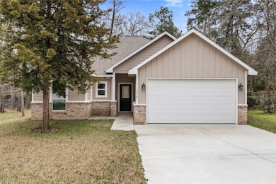 This charming home features a modern exterior with