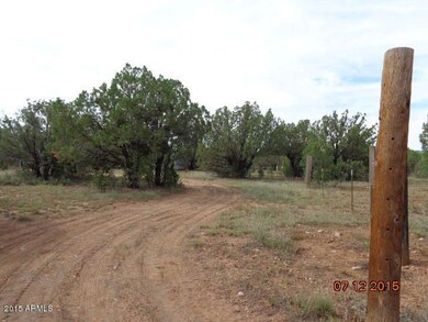 driveway into the land